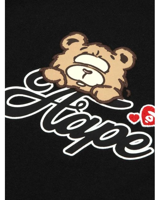 Aape By A Bathing Ape Black Graphic-Print T-Shirt