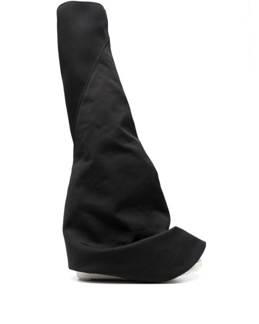 Rick Owens Black Fetish 35mm Knee-high Boots