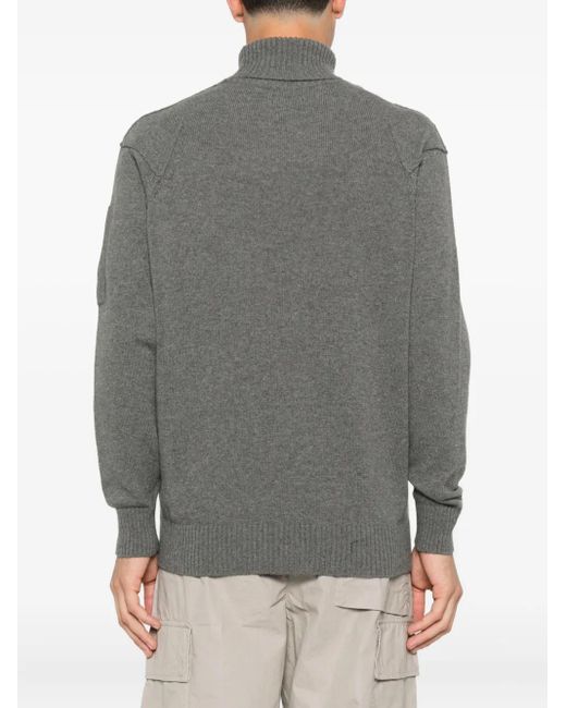 C P Company Pullover mit Rollkragen in Gray für Herren