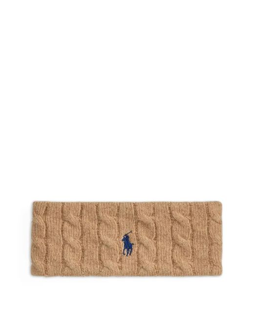 Polo Ralph Lauren Natural Cable-Knit Head Band