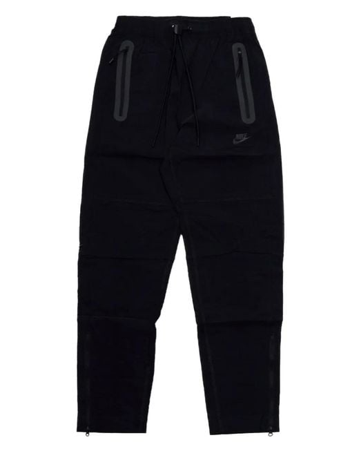 Nike Blue Tech Woven Trousers for men