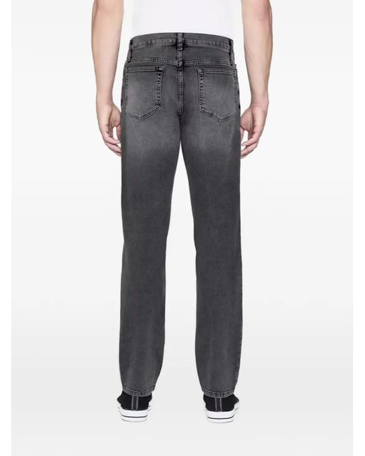 FRAME Blue Five-Pocket Jeans for men