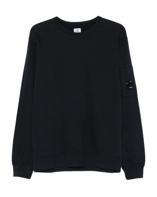 メンズ C P Company ロゴ スウェットシャツ Black