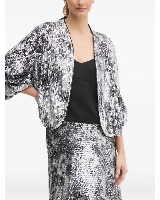Giacca Con Paillettes di Diane von Furstenberg in Black