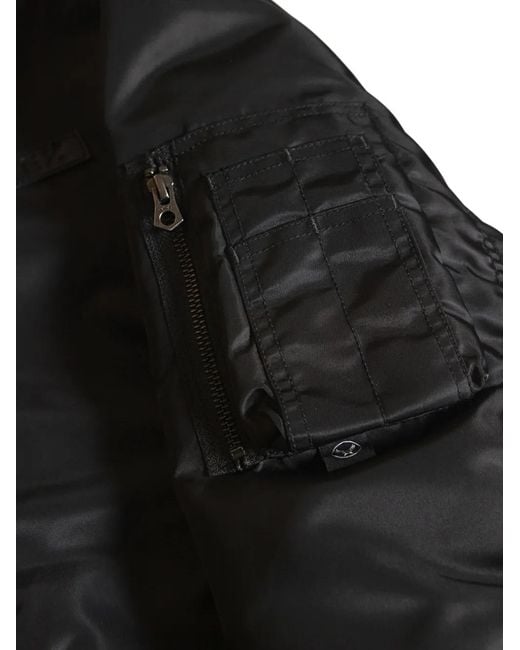 Chaqueta Bómber Con Cremallera Avirex de color Black