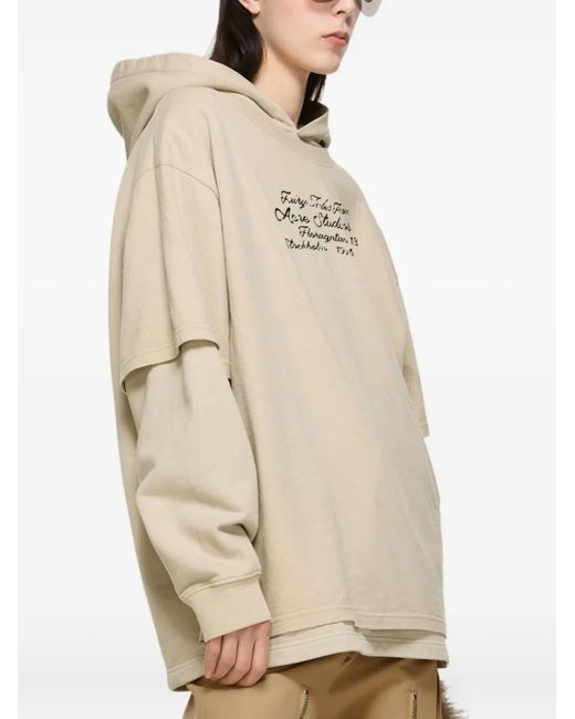 Acne ダブルレイヤーパーカー White