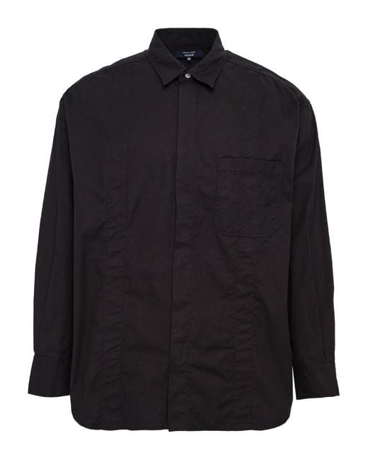 Comme des Garçons Blue Garment-Washed Shirt for men