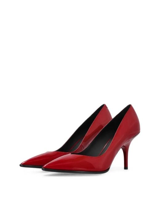 Pinko Red Patent-Leather Pumps