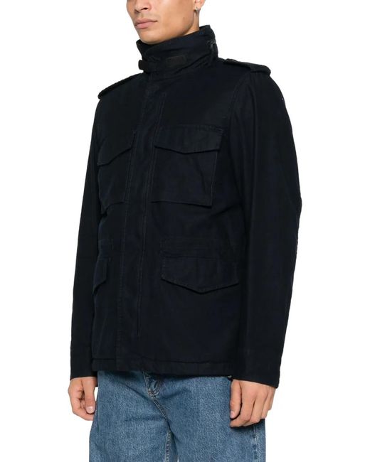 Aspesi Black Drawstring Jacket for men