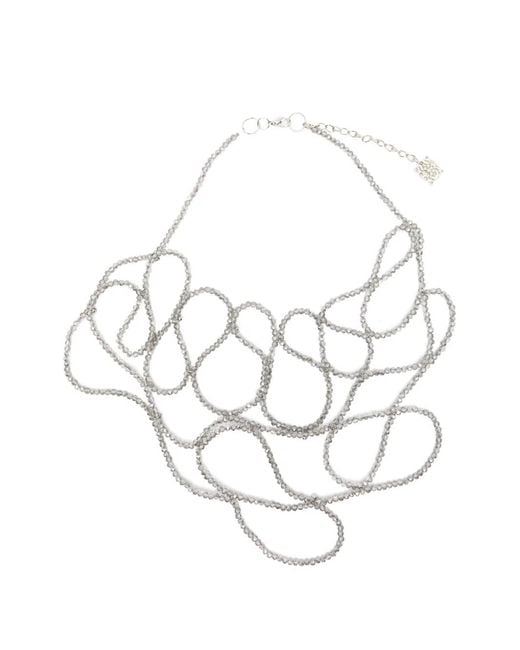 Panicale White Collier À Perles