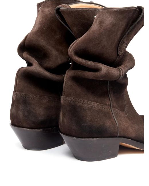 Maison Margiela Tabi 55mm ウエスタンブーツ Brown