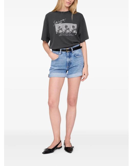 Anine Bing Black T-Shirt