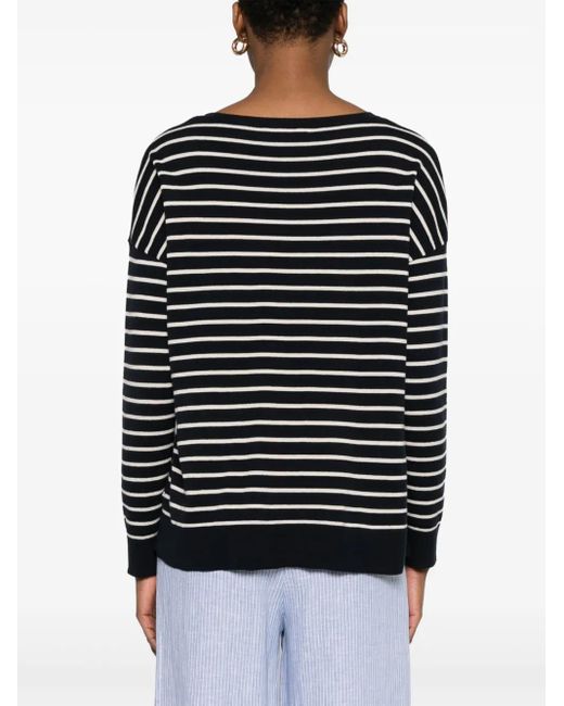 Majestic Filatures ストライプ トップ Black