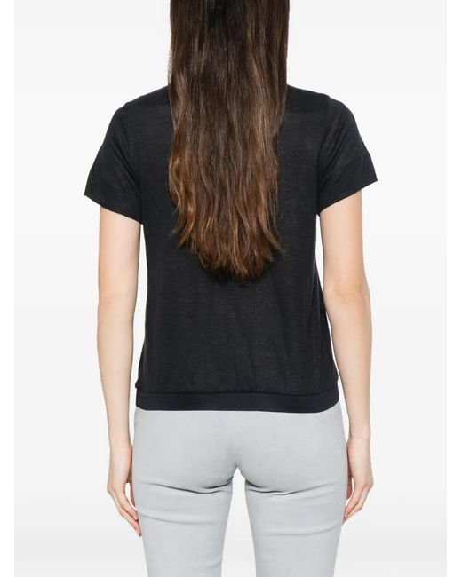 Dorothee Schumacher Black Short Sleeve Shirt
