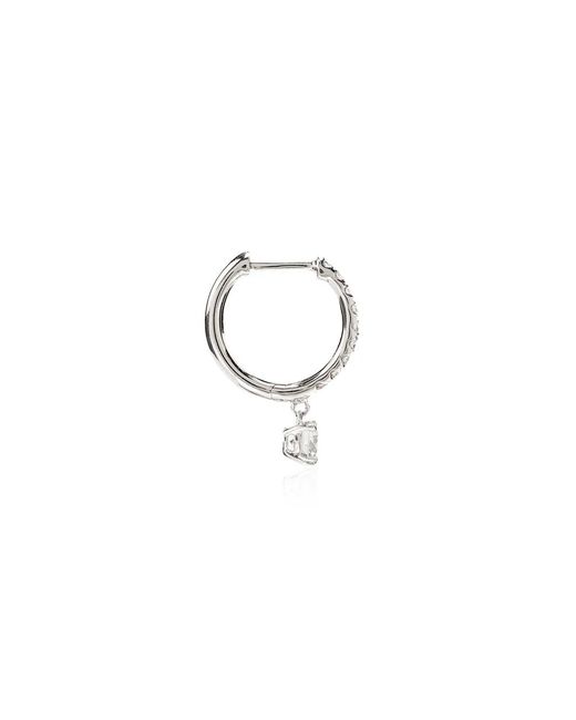 Anita Ko Blue 18kt White Gold Diamond Hoop Earring