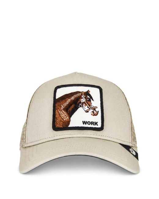Goorin Bros Natural Horse-Patch Mesh-Panel Cap for men