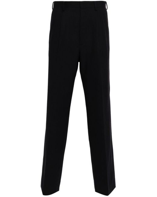 Pantalones holgados Dobby Auralee de hombre de color Black