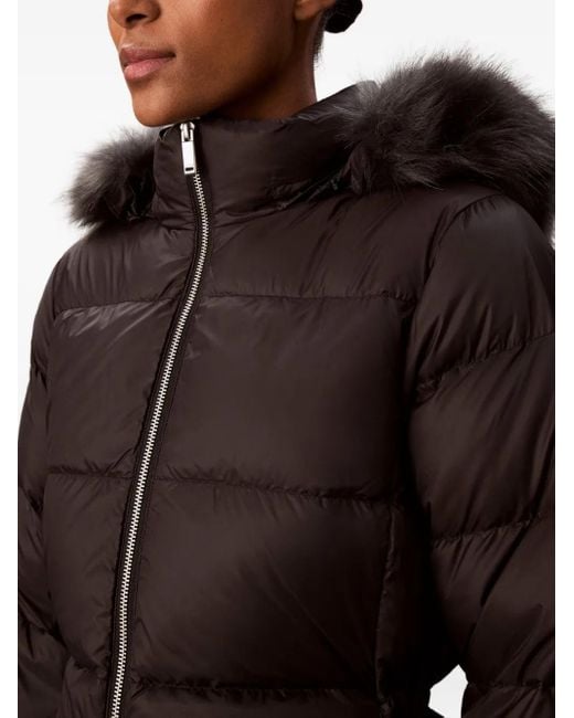 Calvin Klein Black Zipped-Up Coat
