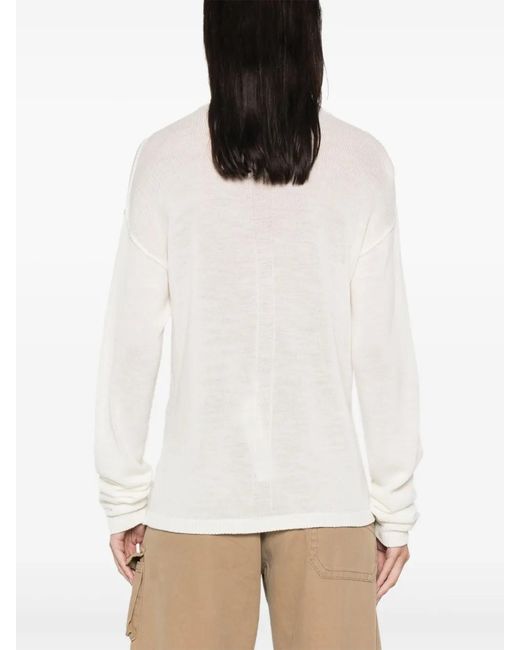 Pull Penta Rick Owens en coloris White