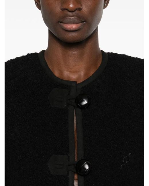 Isabel Marant Black Gradilia Bouclé Wool Jacket