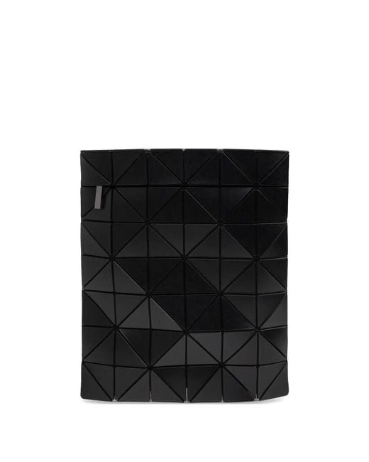 Issey Miyake Black Geometric-Panel Backpack