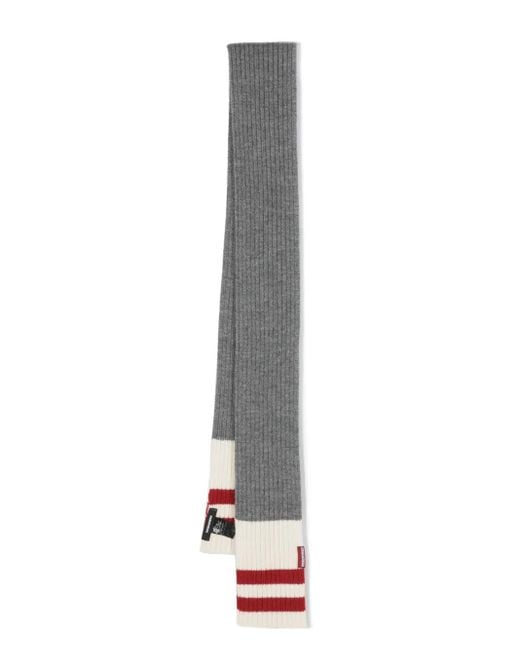 DSquared² White Knit Scarf Accessories for men