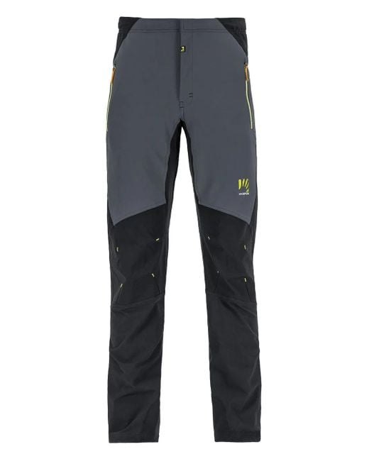 Karpos Blue Logo-Print Performance Trousers for men