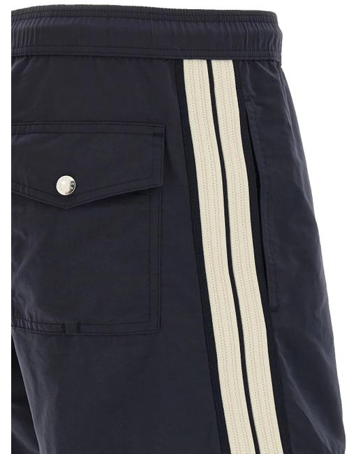 Bañador Crochet Insert Moncler de hombre de color Blue