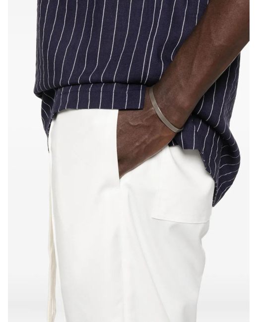 メンズ Hamza ドローストリング ショートパンツ White