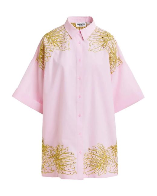 Essentiel Antwerp Pink Hontana Shirt Dress