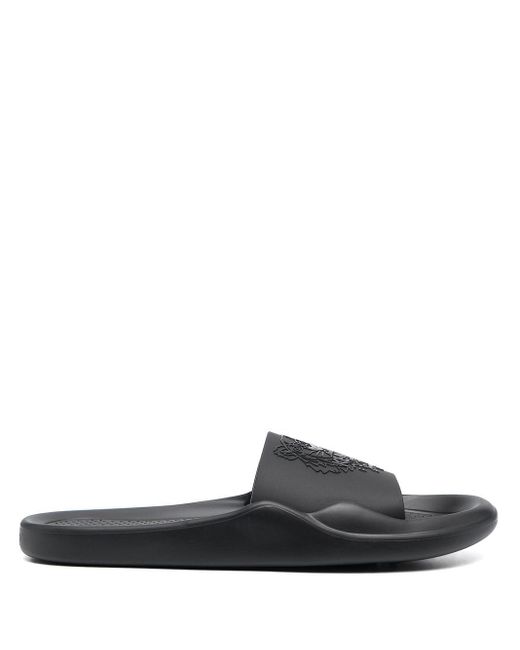 Chanclas Tiger KENZO de Caucho de color Negro para hombre | Lyst