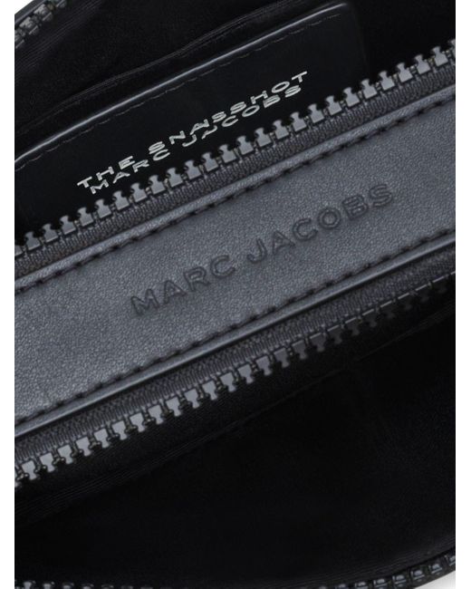 Marc Jacobs Black Schultertasche Mit Monogramm "the Snapshot"