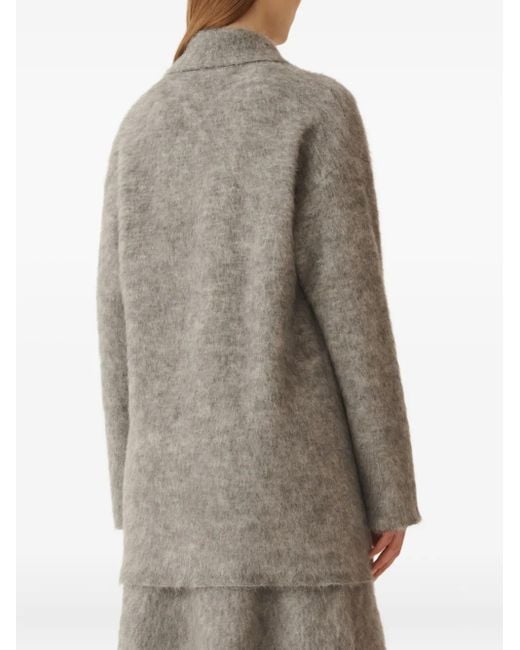 Cardigan Con Bottoni di Fabiana Filippi in Gray