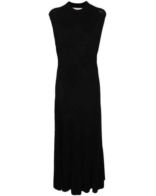 Aeron Black Gulf Ribbed Maxi Dress