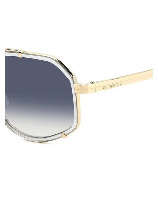 DSquared² Blue Lunettes De Soleil À Monture Géométrique for men