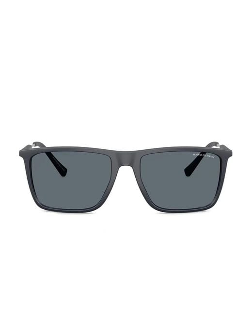 ARMANI EXCHANGE Gray Square-Frame Sunglasses for men