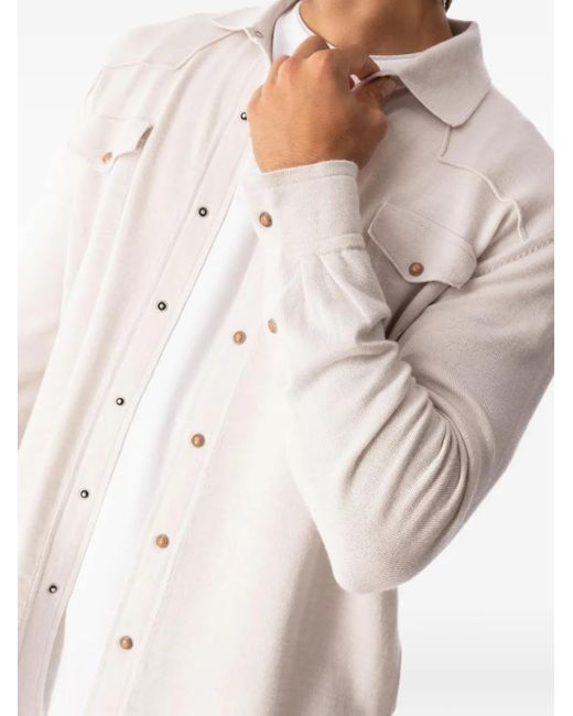 Texas Shirt Eleventy de hombre de color Natural