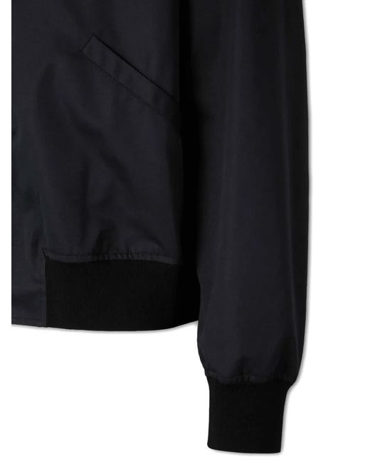 Chaqueta Bómber Con Bordado Jil Sander de hombre de color Black