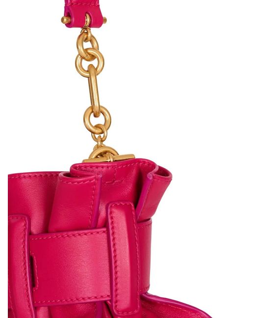 Balmain Pink Mini Anthem Clutch Bag