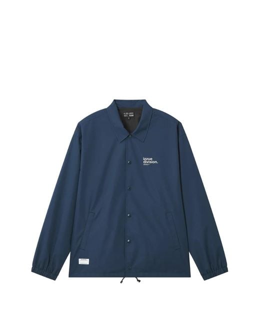 Izzue Blue Printed Jacket for men