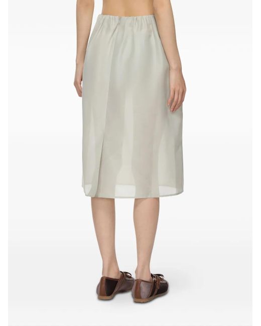 Amomento Natural Shirring Skirt