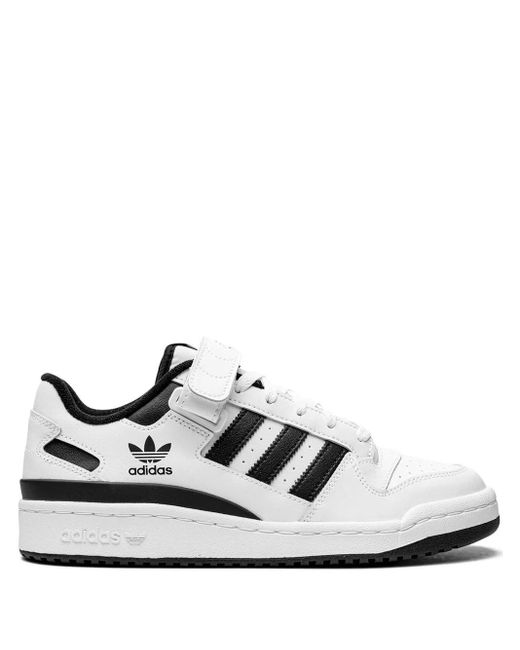 Adidas White Forum Low Sneakers