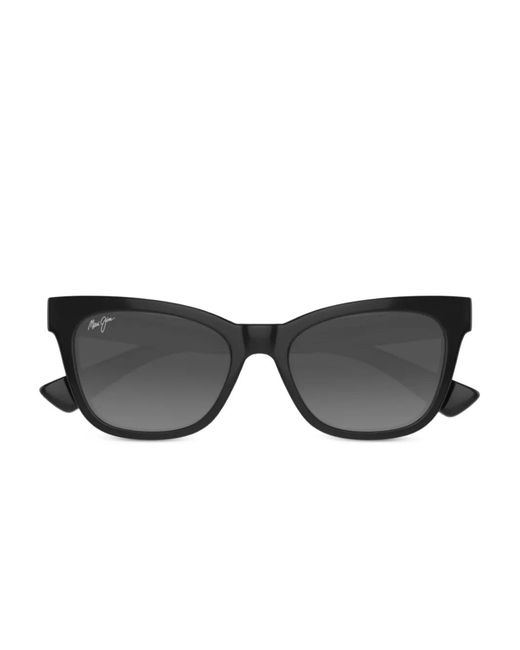 Maui Jim Black Hiwahiwa Sunglasses