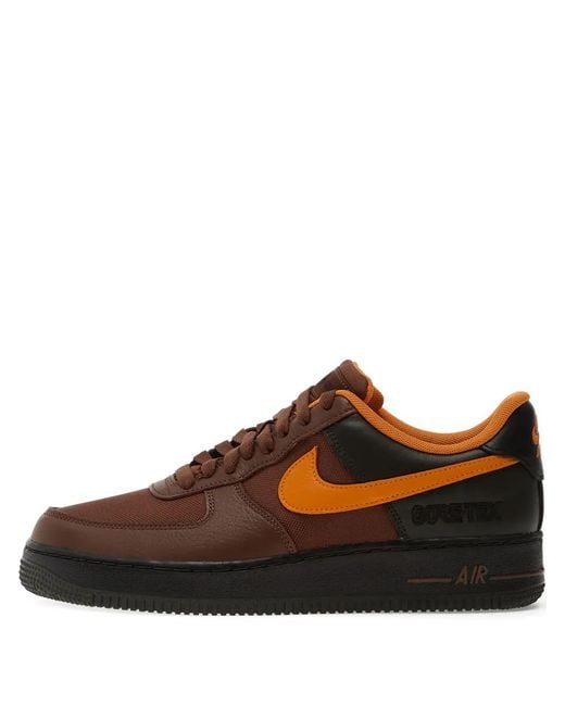 Nike Air Force 1 GORE-TEX® Sneakers mit Logo in Brown für Herren