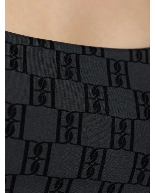 By Malene Birger Braga Cropped Top Met Monogram in het Black