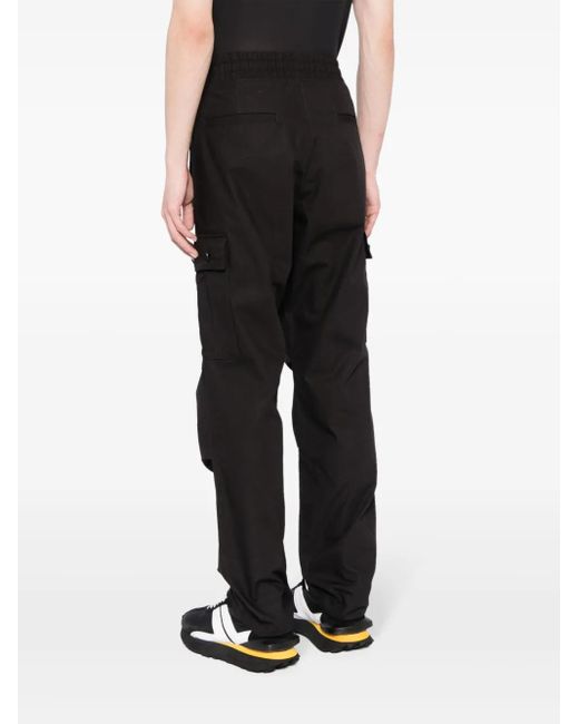 Pantalones cargo con aplique del logo HUGO de hombre de color Black