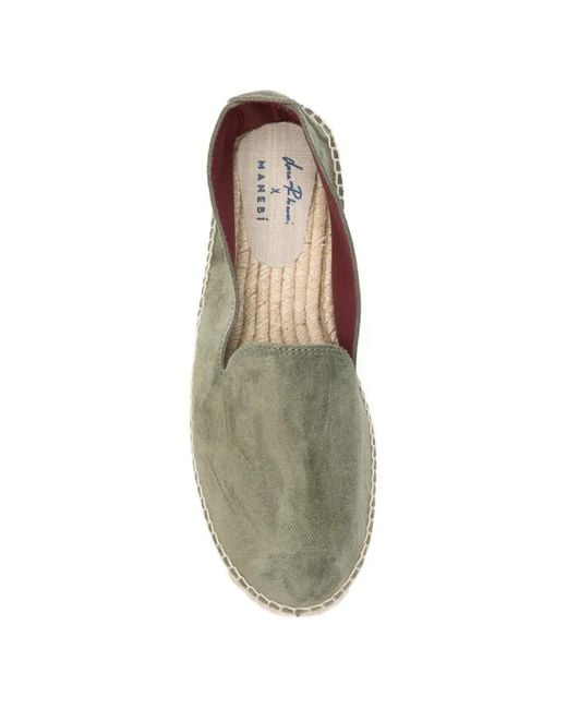 Manebí Green Tangana Flat Espadrilles for men