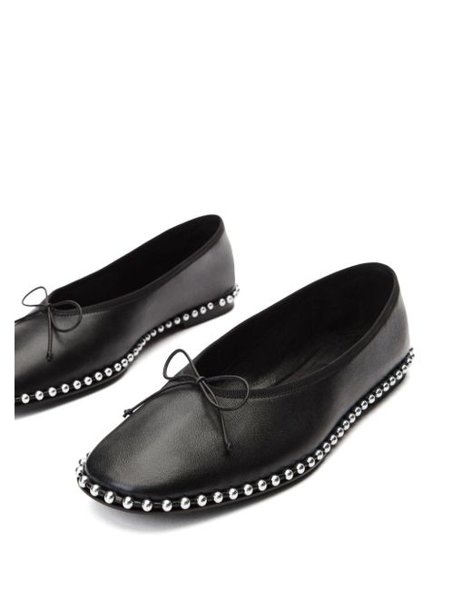 Alexander Wang Black Lina Ballet Flats