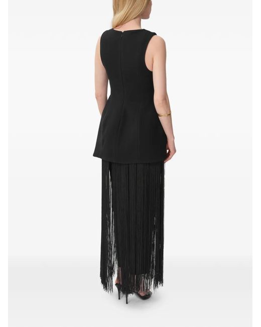 Concepto Black Lumen Asymmetrical Blouse