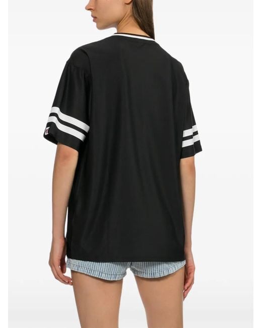 AAPE BY A BATHING AP Black Logo-Print Mesh T-Shirt